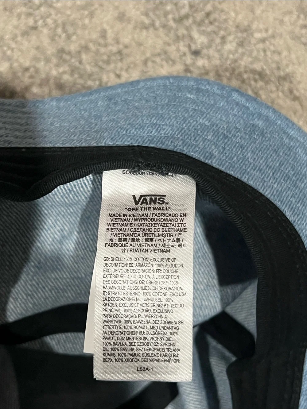 Vans cotton bucket